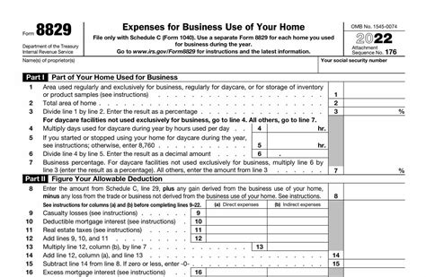 form 8829 for 2022
