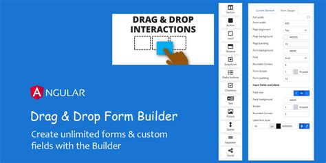 Form Builder Angular Drag And Drop