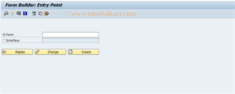 Form Builder Tcode In Sap