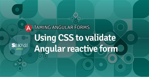 Form Css In Angular