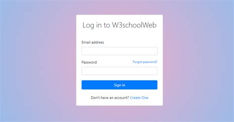 form in bootstrap w3schools