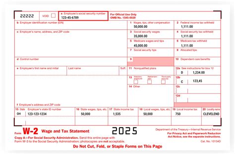 Form W-2 2025