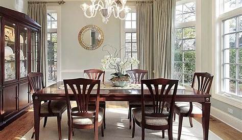 Formal Dining Room Window Treatment Ideas Traditional s Charlotte By