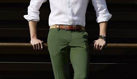 Formal Dress Green Shirt Black Pants 49 Stylish And Light Summer Men