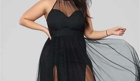 Formal Dresses Black Plus Size Evening Look eu Collection