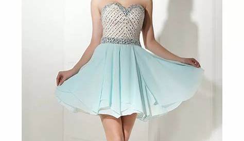 Formal Short Dresses Cute Gray Tulle A Line Prom Dress · Of