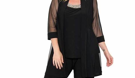 Formal Wear Plus Size Pant Suits For Women With Low Price