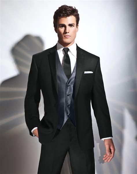 A Jim's Formal Wear exclusive, the Grey Portofino tuxedo