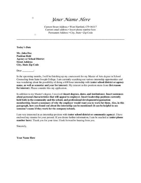 formal letter examples for students