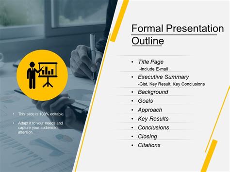 formal presentation example