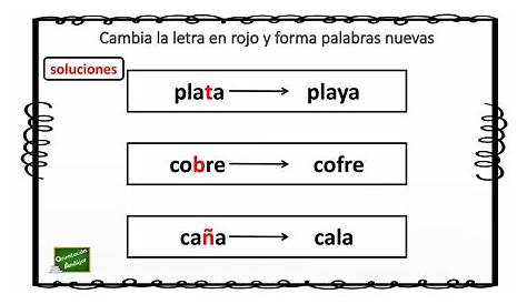 Formar palabras con 2 y 3 sílabas y 5 letras (8) - Imagenes Educativas