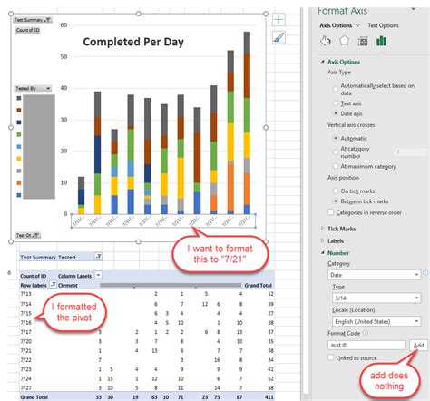 Format Axis Date Excel