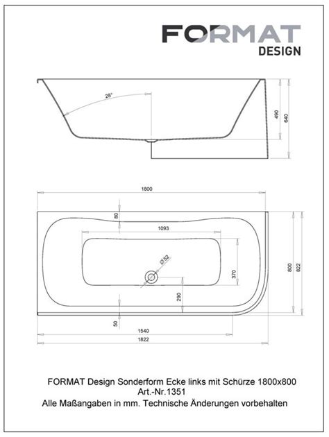 FORMAT Design DuoBadewanne Acryl