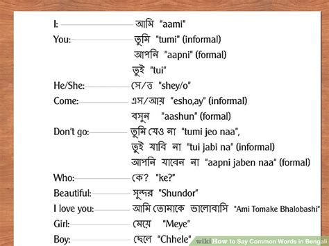 format meaning in bengali