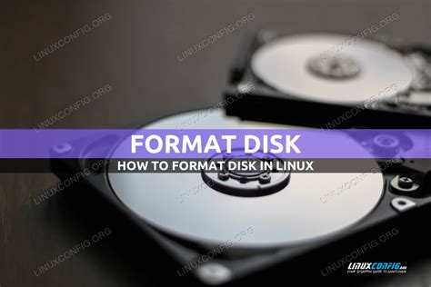 How to format disk and partition in Linux Calisto Code