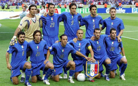 formazione italia 2006 mondiale