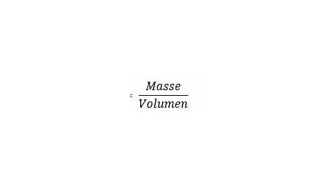 Formeln zur Berechnung von Masse, Volumen und Dichte - YouTube