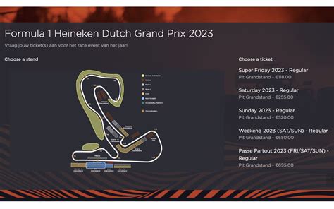 formel 1 tickets 2023 holland