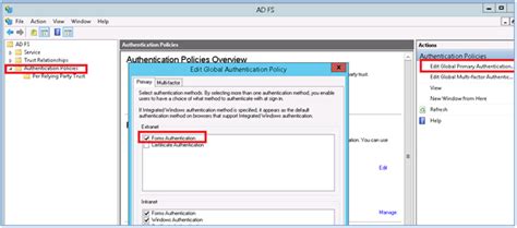 Forms Authentication Adfs