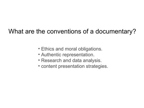 Forms Of Documentary