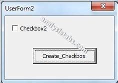Forms.checkbox.1 Vba