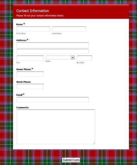 formstack form examples