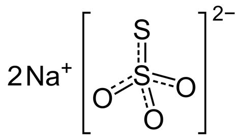 What is the formula of sodium thiosulphate? Solubility, Sodium, Chemistry