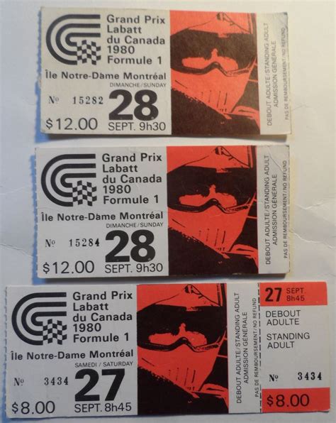 formula 1 tickets canada montreal