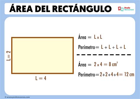 Perímetro de un Rectángulo Fórmula y Ejercicios Neurochispas