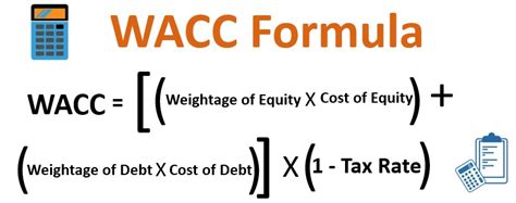 formula for cost of debt in wacc