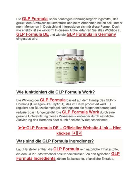 formula from germany