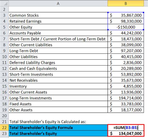 formula of balance in excel