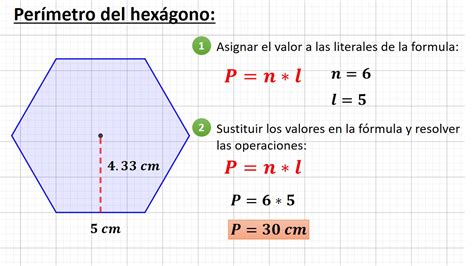 Formula Del Perimetro De Un Hexagono Trilosa