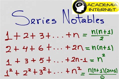SERIES NOTABLES Y SUMATORIAS YouTube
