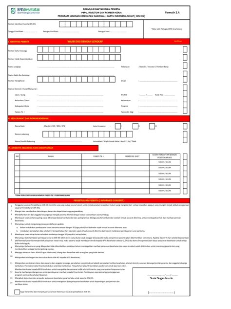 formulir BPJS