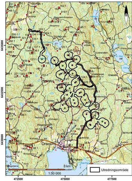 Karta över fornlämningar i Knivsta kommun Knivstas historia