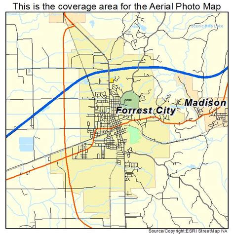 forrest city arkansas map