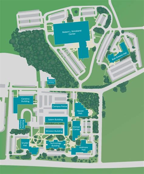 Forsyth Tech Main Campus Map