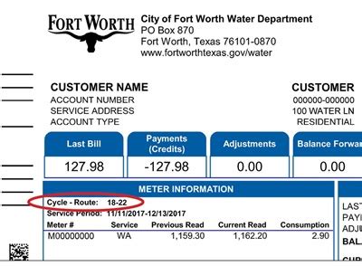 fort worth water department pay bill