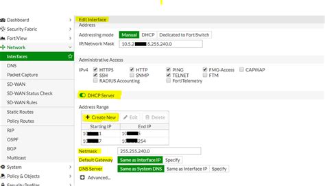 fortigate dhcp client list