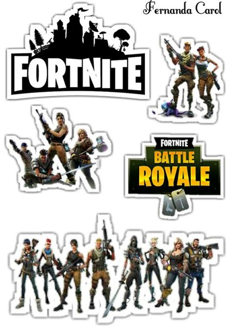 Fortnite Free Printable Cake Toppers. Oh My Fiesta! for Geeks