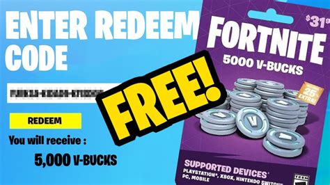 FREE V Bucks! How to Get FREE VBUCKS in Fortnite [XBOX 1, PS4, Mobile