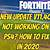 fortnite not working after update ps4