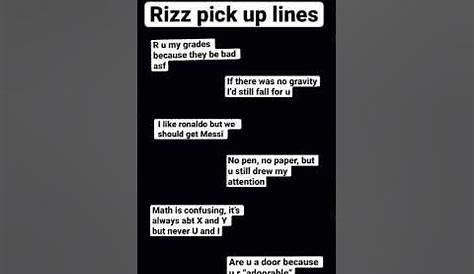 Fortnite Rizz Lines Dirty