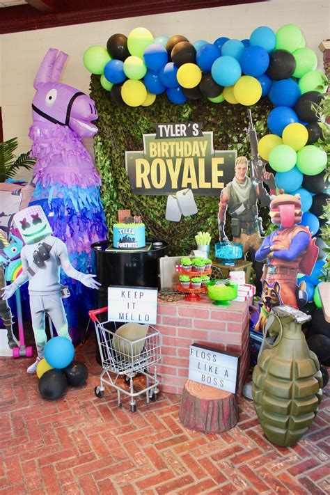 Fortnite Themed Birthday Party Ideas