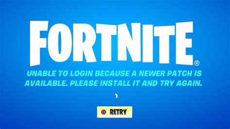 Fortnite Login Failed or Server Unable to Login After Update BlogTechTips