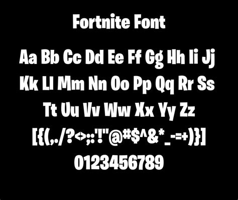 Unleash Your Creative Potential with Fortnite Fonts - Stylish and Unique Typography Options