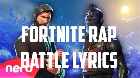 fortnite rap battle song lyrics