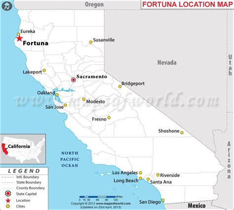 fortuna california location