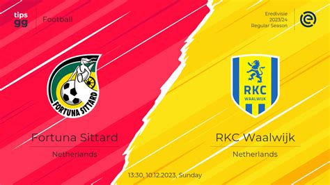 fortuna sittard vs rkc waalwijk